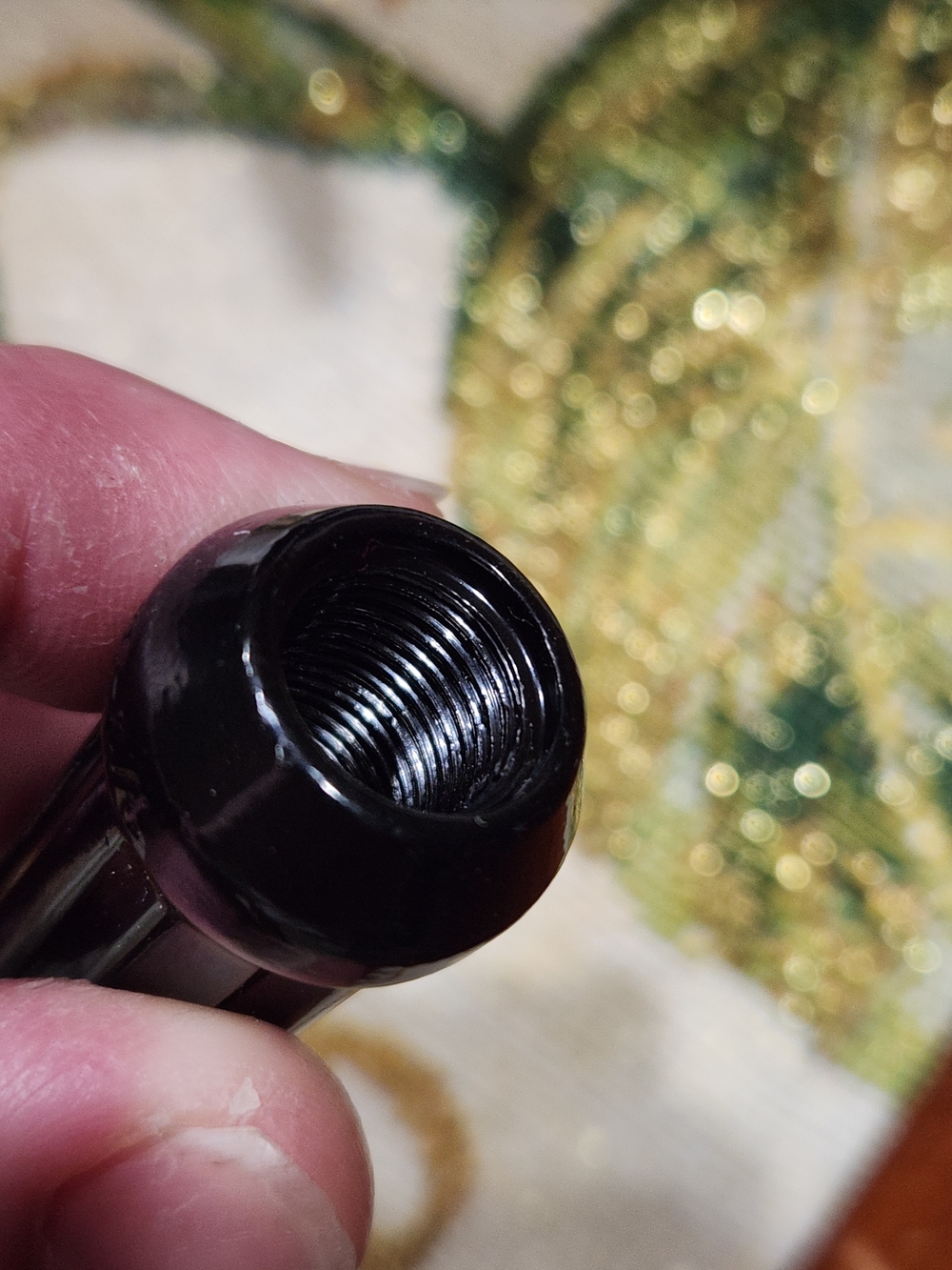 New Spike Lug Nuts - Black Spiked Wheel Nuts (Set) - Picture 5 of 6